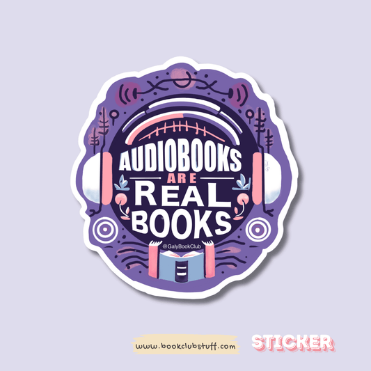 audiobooks book sticker 