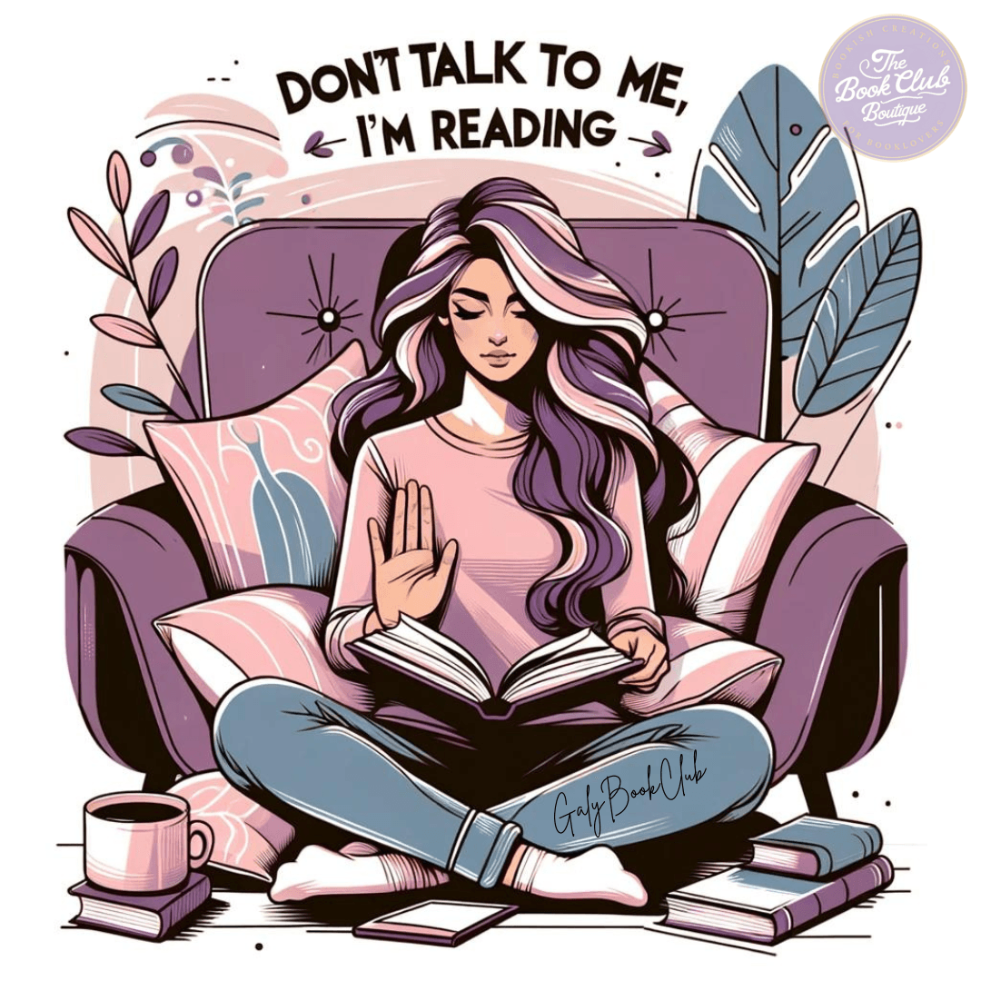 don't talk to me book sticker