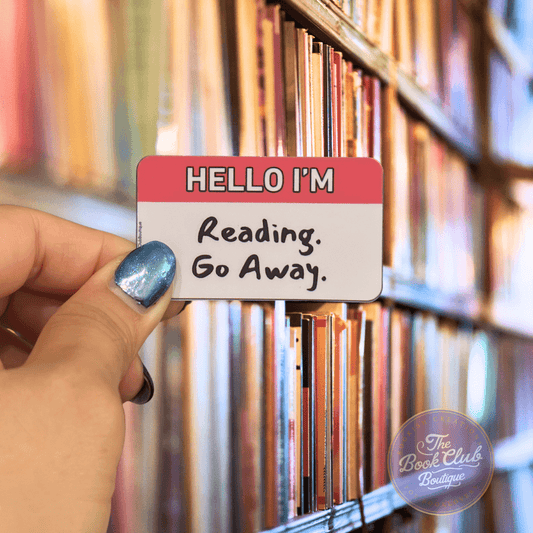 go away book sticker