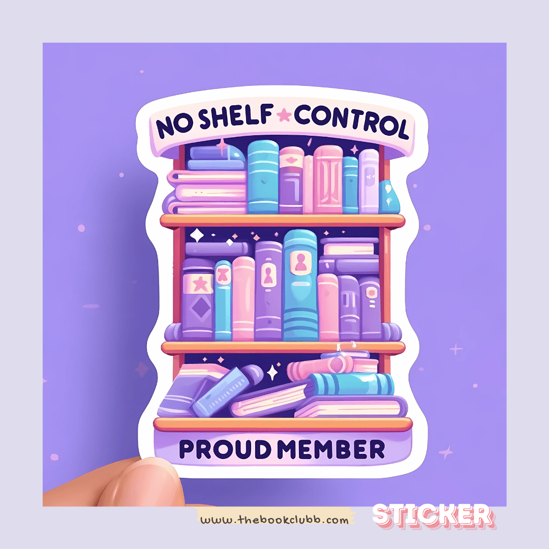 no shelf control book sticker