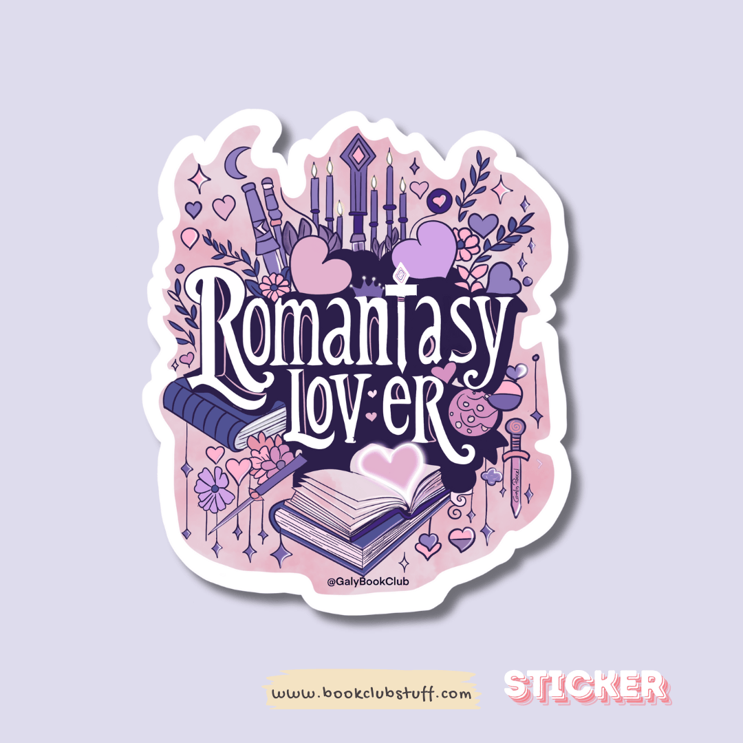 romantasy lover book sticker